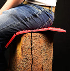 AceCamp 3940 Portable Lightweight Mini Waterproof Folding Mat, Foam Sitting Pad for Outdoor Activities, Foldable Kneeling and Seat Cushion for Comfort, Red