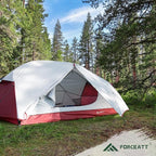Forceatt Tent for 2 and 3 Person is Waterproof and Windproof, Camping Tent for 3 to 4 Seasons,Lightweight Aluminum Pole Backpacking Tent Can be Set Up Quickly,Great for Hiking