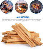 Eco-Stix Fatwood Fire Starter Kindling Firewood Sticks Bulk Packaged Firestarters 100% All Natural Resin Ocote Pine 10 Lbs