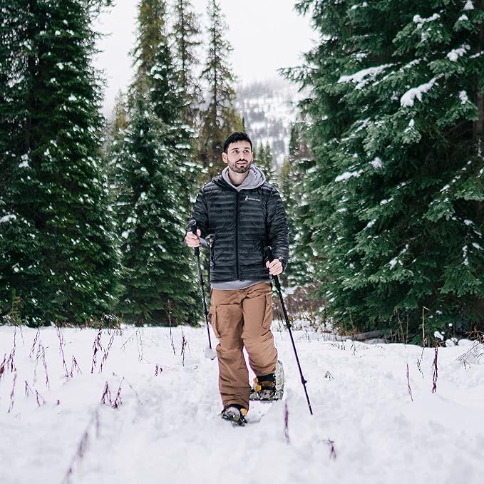 Retrospec Drifter Snowshoe for Men & Women - Aluminum Frames & a Double-Rachet Binding System - Lightweight All Terrain Snow Shoes