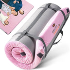 3 Inch GAIALOOP Thick Memory Foam Camping Mattress Sleeping Pad [Car/Tent/Cot] Glamping Portable Floor Mat Roll Up Futon Mattress for Guests Sleepover