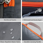 Cipway - 5 Set Compression Packing Cubes for Travel, Ultralight Packing Organizers for Luggage Suitcase & Backpack (Grey), L