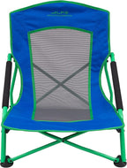 ALPS Mountaineering Rendezvous Low Camping Chairs for Adults with Arms, Cool Mesh Center, Powder Coated Steel Frame, Compact Folding Design and Carry Bag