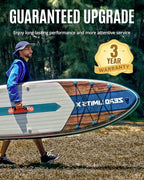 ZLX Inflatable Stand Up Paddle Board, 10'6" SUP Non-Slip Stable Deck Pad, Unique Center Fin, Premium Accessories, Portable Paddleboard for Adults, Beginners, All Skill Levels