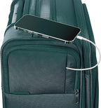 Samsonite UpLIFT Lightweight Large Checked Softside Luggage with Spinner Wheels - Expandable - Airline-Approved, Polyester Soft Suitcase for Ultra Light Travel - Emerald Green