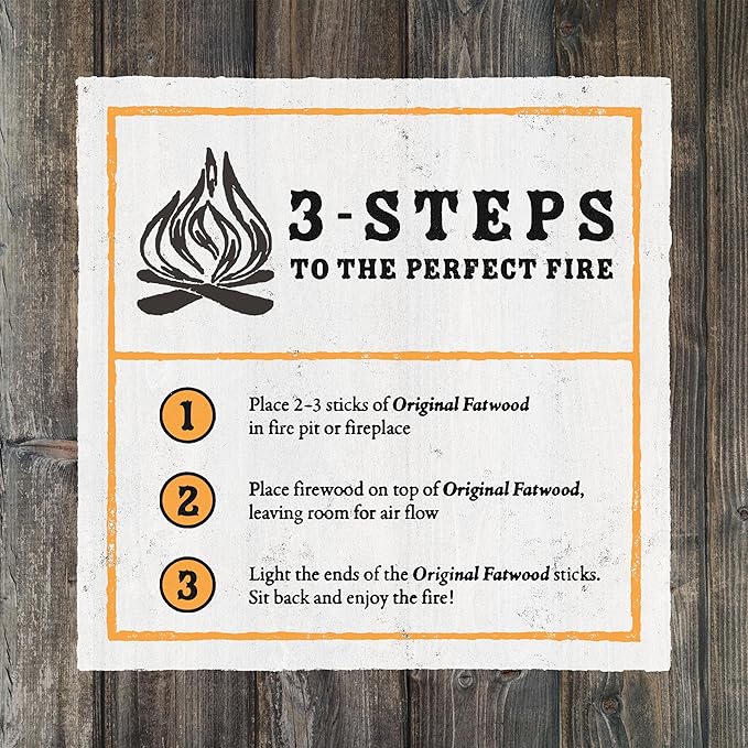 Fatwood Fire Starter Sticks 10-lb Box 2-Pack - Indoor or Outdoor All Natural Pine Fire Starters for Campfires, Fireplace, Firepit, Wood Stove, or BBQ Grill - Kindling Wood Firewood by Pure Garden