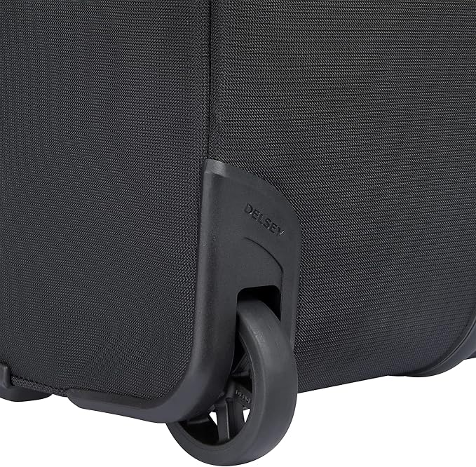 DELSEY PARIS Helium DLX Softside Expandable Luggage with 2 Wheels, Black, Carry on 21 Inch