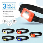Treela 30 Pieces Led Headlamp Flashlight Outdoor Head Lamp Adjustable Headband Flashlights with 3 Modes Include 90 AAA Batteries Bright Waterproof Headlights for Outdoor Night Camping Hiking Fishing