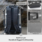 STOVER 5/10/25/30/40/55L Waterproof Backpack- Floating Dry Bag for Kayaking, Travel, Beach, Hiking, & Camping, Men/Women