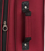 SwissGear Sion Softside Expandable Luggage, Burgundy, Checked-Medium 25-Inch