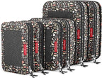 Compression Packing Cubes for Travel Organizers with Double Zipper, LeanTravel