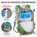 N NEVO RHINO Hiking Backpack 20L Water Resistant Outdoor Day Pack,Lightweight Travel Small Backpack for Men Women