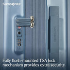 Samsonite UpLIFT Carry-On Hardside Luggage with Spinner Wheels - Airline-Approved, TSA Lock, Adjustable Handle System - Polycarbonate Hard Suitcase for Ultra Lightweight Travel - Elemental Blue
