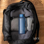 KIVY Slim Water Bottle 22oz [Lightweight & Shatterproof] - Reusable Tritan Water Bottle - Leak Proof Bottle for Women & Men - Water bottle no straw - Dishwasher Safe Water Bottle BPA Free - Blue