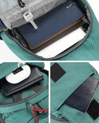 WATERFLY Packable Small Crossbody Sling Backpack Shoulder Chest Bag Daypack for Hiking Traveling