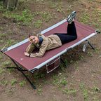 EVER ADVANCED Extra Wide Camping Cot for Adults Oversized XXL Sleeping Cots Folding Cot Bed with Carry Bag, 84.3" L x 41.9" W, Support to 550 lbs