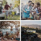 Alocs Camping Cookware, Portable Camping Essentials with Accessories, Camping Gear Camping Cooking Set for Outdoor Cooking, Backpacking, Hiking and Picnic.