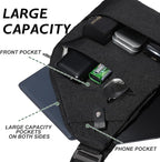 Anti Theft Crossbody Travel Bags for Women Men Cross Body Slim Sling Handbags with S Hook Antitheft