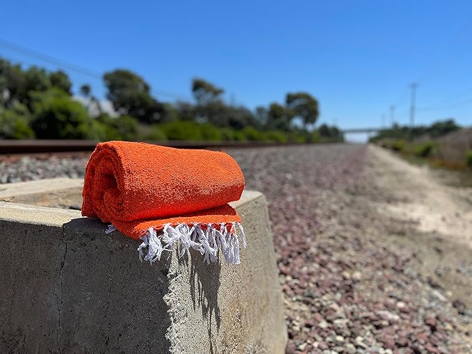 Open Road Goods Solid Color Mexican Yoga Blanket – Large Handwoven Throw for Yoga, Beach, Camping or Home – Soft and Durable Cotton Blend