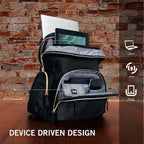 Kenneth Cole REACTION Sophie Backpack, Black, 15" Laptop