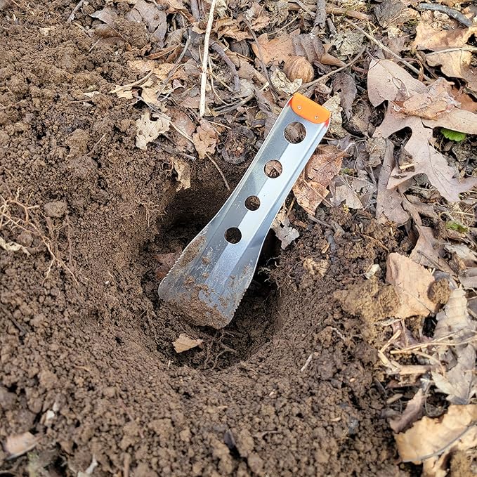 Ultralight Backpacking Trowel, 0.48 oz (13.5g) Orange