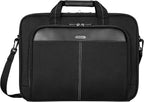 Targus Classic Slim Laptop Bag - Ergonomic Briefcase and Messenger Bag - Spacious Foam Padded for Laptops and Under