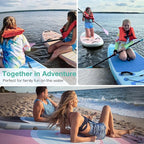 Niphean（Ultra-Light）Inflatable Paddle Board with (Beginner Friendly) StabilTrac Fin and Durable SUP Accessories, 10' Stand Up Paddle Boards for Adults & Youth, Versatile Yoga Paddle Board, Gift Ideas