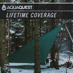 AquaQuest Guide Tarp – Ultralight Waterproof (5,000 mm) Seam-Taped 40D Ripstop Rain Fly for Backpacking, Stealth Camping & Thru-Hiking