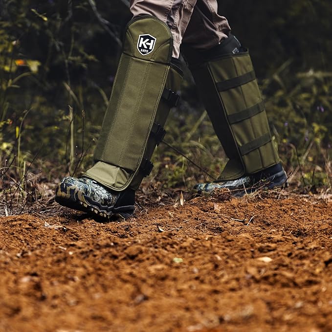 Knight & Hale Snake Gaiters - OD Green, One Size (KHT0094)