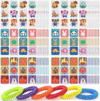 360 Pack Mosquito Repellent Stickers for Kids, with 6 Pack Mosquito Repellent Bracelets, Bug Repellent Stickers Natural DEET - Free, Plant Ingredients, Mosquito Patches for Outdoor Camping