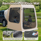 Alvantor Screen House Gazebo, 6-10-15 Person Pop Up Igloo Screened Canopy Tent with Mosquito Netting Sides, Instant UV Resistant Sun Shelter for Garden, Patio, Backyard