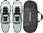 Retrospec Drifter Snowshoe for Men & Women - Aluminum Frames & a Double-Rachet Binding System - Lightweight All Terrain Snow Shoes