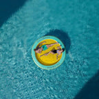 Round Floating Ring Inflatable Water Hammock Heavy Duty River Floats Lake Raft for Adults Tanning Pool Lounger Float Island Platform Pad Mat for Party