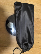 Camping Stool, Portable Folding Stool with Carry Bag, 12in Portable Folding Chair Collapsible Camp Stool Outdoor Footstool for Travel Walking Hiking Fishing Picnic Barbecue (Blue/Gray)