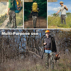 Snake Guard Chaps Waterproof Snake Chaps for Hunting Snake Bite Protection Gear Adjustable Size Snake Bite Protective Gaiters Anti-Snake Gaiters for Legs