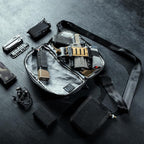 Eberlestock Fade Flex - Concealed Carry Waist Bag - Tactical Men's Fanny Pack with Adjustable Waist Belt - 10” W x 6”H x 3” D - Steel