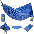 Wise Owl Outfitters Camping Hammock – 500lbs Portable Hammock with Tree Straps - Travel, Backpacking, Hiking, Outdoors Camping Gear - Single or Double