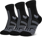Hylaea Quarter Athletic Running Socks No Blister, Cushion Moisture Wicking Socks for Cycling Sport