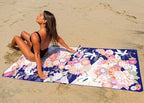 Quick Dry Towel Extra Large 78x35 Inch - Microfiber Beach Towel - Perfect for Beach, Travel, Swimming, Pool, Yoga, Hiking, Camping - Lightweight, Fast Drying, Compact for Adults (Kimono Gold)