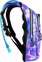 Sojourner Hydration Pack, Hydration Backpack - Water Backpack with 2l Hydration Bladder, Festival Essential - Rave Hydration Pack Hydropack Hydro for Hiking, Running, Biking, Festival Gear