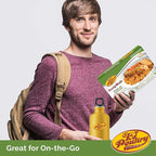 KJ Poultry Kosher Ready Meals - Bone In Chicken & Kugel, MRE Meat Meals Ready to Eat, Shabbos Food, Halal, (2 Pack) Prepared Entree Fully Cooked, Shelf Stable Microwave Dinner Travel Military Camping