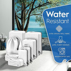 8-Piece Deluxe Compression Packing Cubes Travel - Maximize Space In Luggage With Double Capacity Design, Luxury Compressible Packing Cubes For Travel, Large, Small, & Medium Set