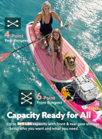 SLOOSH Inflatable Stand Up Paddle Board, 10'6" Inflatable Paddle Boards with Premium Accessories, Non-Slip EVA Deck, Ultra-Light Carry Bag Pump, Meander SUP for Youth & Adults