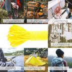 TECEUM 5/32" Paracord Rope 1000 – 1000ft / 200ft / 100ft / 50ft – Tactical Parachute Cord 4mm – 45+ Colors – Nylon String for Survival & Camping Gear – Stripe Cord for Survival – Utility Rope