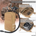 Tactical Small MOLLE Hydration Pack Outdoor Water Bladder Carrier Pack for Vest Backpack