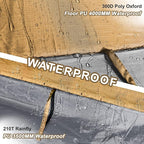 2 Person Backpacking Tent, Waterproof 4 Season Tent, Windproof Cold Weather Winter Tent for Camping, Hiking, Hunting, Cycling