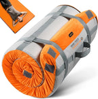 4 INCH Thick Foam Camping Mattress [Car/Tent/Cot] 30D Foam Portable Floor Sleeping Mat Cot Pad Roll Up Mattress for Guests Sleepovers RV Truck Camper