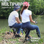 Portal Tall Folding Tripod Stool for Outdoor Camping Walking Hunting Hiking Fishing Travel, Support 225 lbs