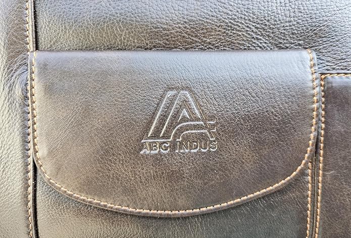 Genuine Leather Business Briefcase Laptop Handbag, Crossbody, Premium Quality, Spacious Design, Versatile Carrying Options