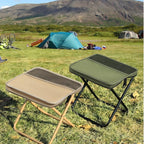 Portable Ultralight Travel Stool - Camping Chair, Foldable Fishing Stool with Carry Keychain,Handbag Style Fold for Backpack, Outdoor Footstool for Picnic Hiking Fishing